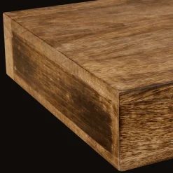 Bouclair Long Mango Wood Floating Shelf* Wall Decorations