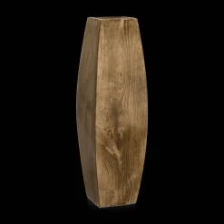 Bouclair Mango Wood Floor Vase* Modern Decorative Vases|Home Decorative Items & Objects