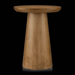 Bouclair Mango Wood Hourglass Side Table* Side Tables|Coffee Tables & Side Tables