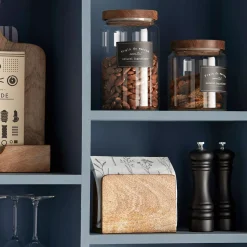 Bouclair Mango Wood Napkin Holder* Dinnerware|Kitchen & Dining Accessories