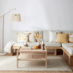 Bouclair Mango Wood Pillar Candle Holder* Home Decorative Items & Objects|Candles & Candle Stick Holders