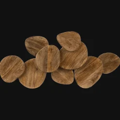 Bouclair Mango Wood Triangles Wall Decor* Wall Decorations