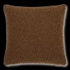 Bouclair Medium Brown Doodle Boucle Decorative Throw Pillow* Decorative Throw Pillows