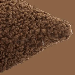 Bouclair Medium Brown Doodle Boucle Decorative Throw Pillow* Decorative Throw Pillows