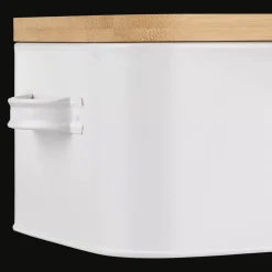 Bouclair Metal Bread Box with Bamboo Lid* Dinnerware|Kitchen & Dining Accessories