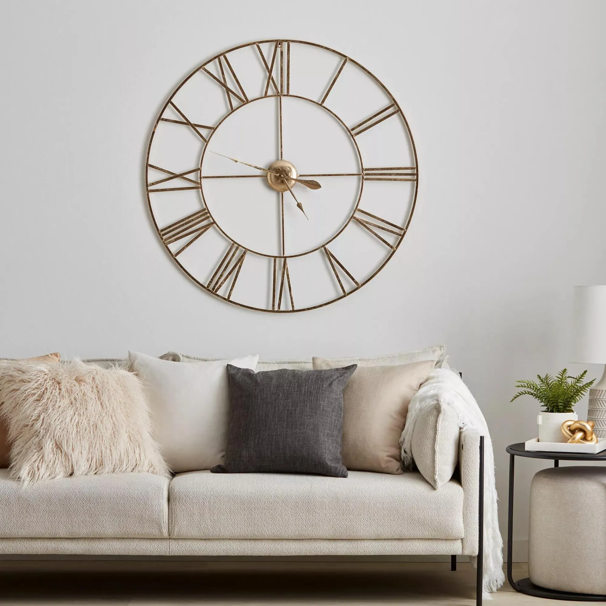 Bouclair Metal Wall Clock* Wall Decorations
