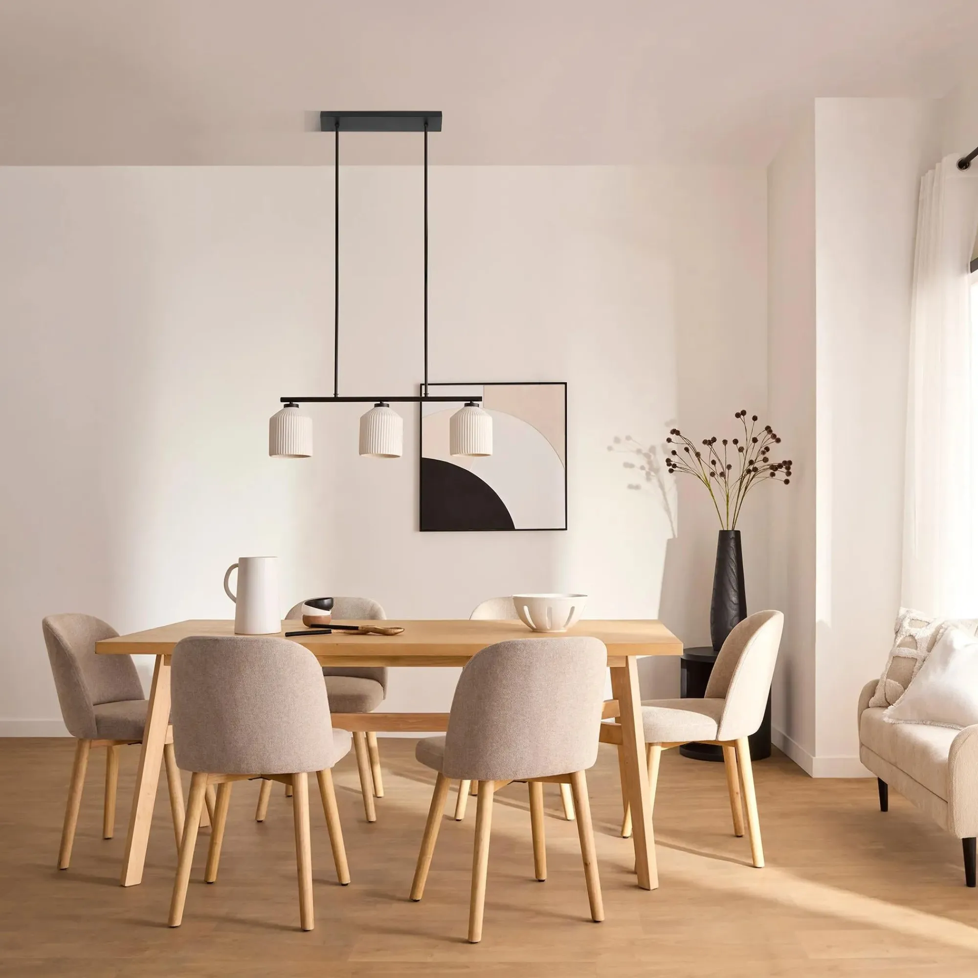 Bouclair Mid-Century Modern Natural Wood Dining Table* Furniture Accessories|Dining Tables & Kitchen Tables