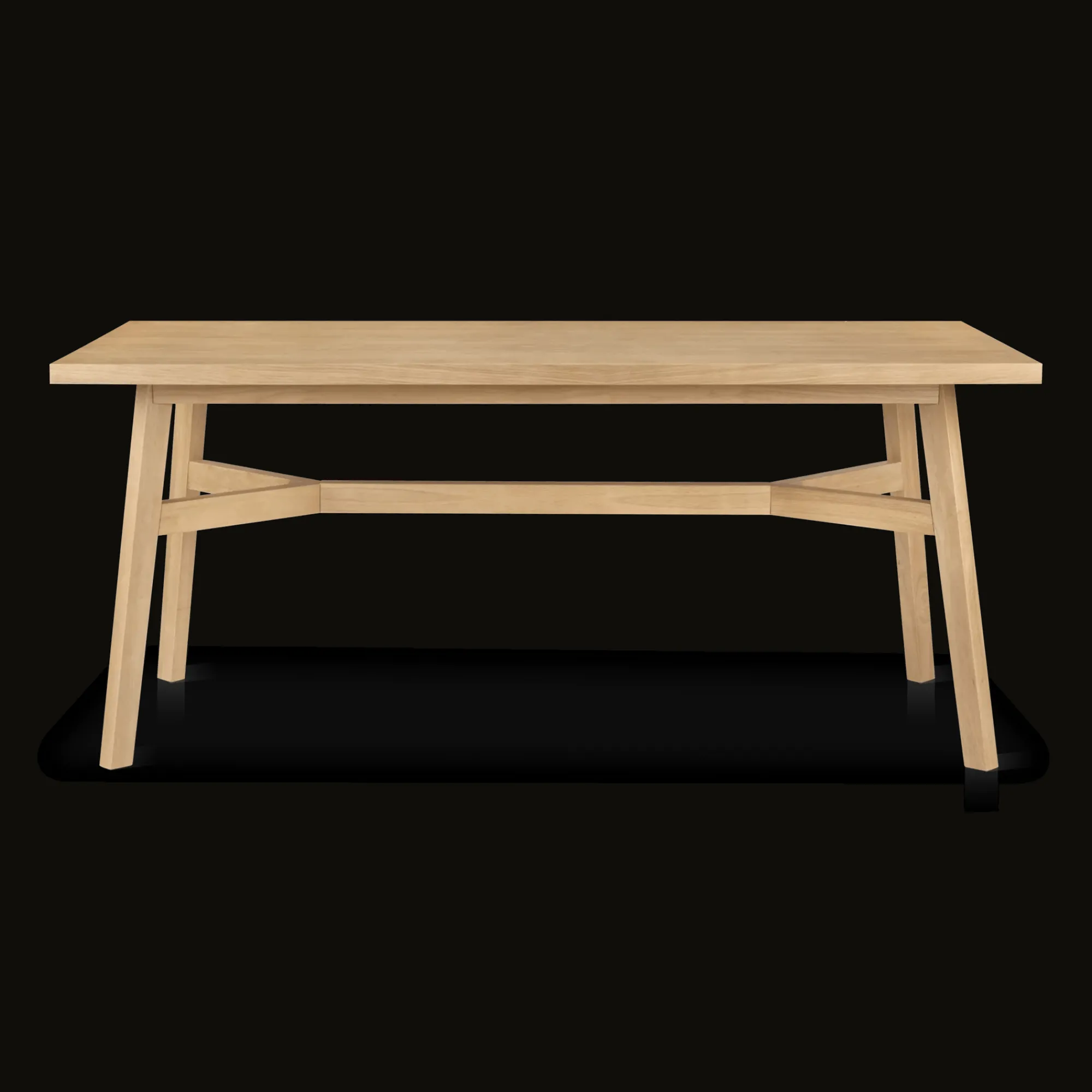 Bouclair Mid-Century Modern Natural Wood Dining Table* Furniture Accessories|Dining Tables & Kitchen Tables