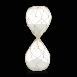 Bouclair 30-Minute Decorative Hourglass with White Sand 7 x 20 cm.* Home Decorative Items & Objects