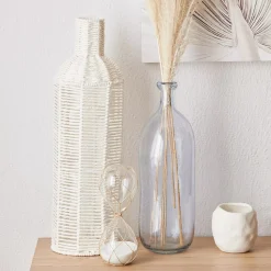 Bouclair 30-Minute Decorative Hourglass with White Sand 7 x 20 cm.* Home Decorative Items & Objects