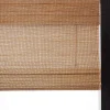 Bouclair Natural & Black Cordless Bali Shade* Window Blinds & Shades