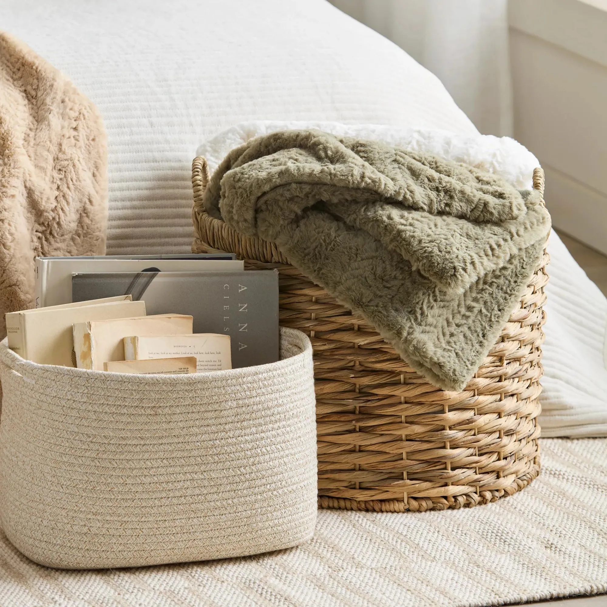 Bouclair Natural Fiber Oval Storage Basket* Storage Baskets & Hampers|Storage & Baskets