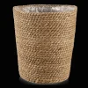 Bouclair Natural Fiber Waste Bin* Storage Baskets & Hampers|Storage & Baskets