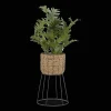 Bouclair Natural Rattan Planter on Metal Legs* Artificial Plants
