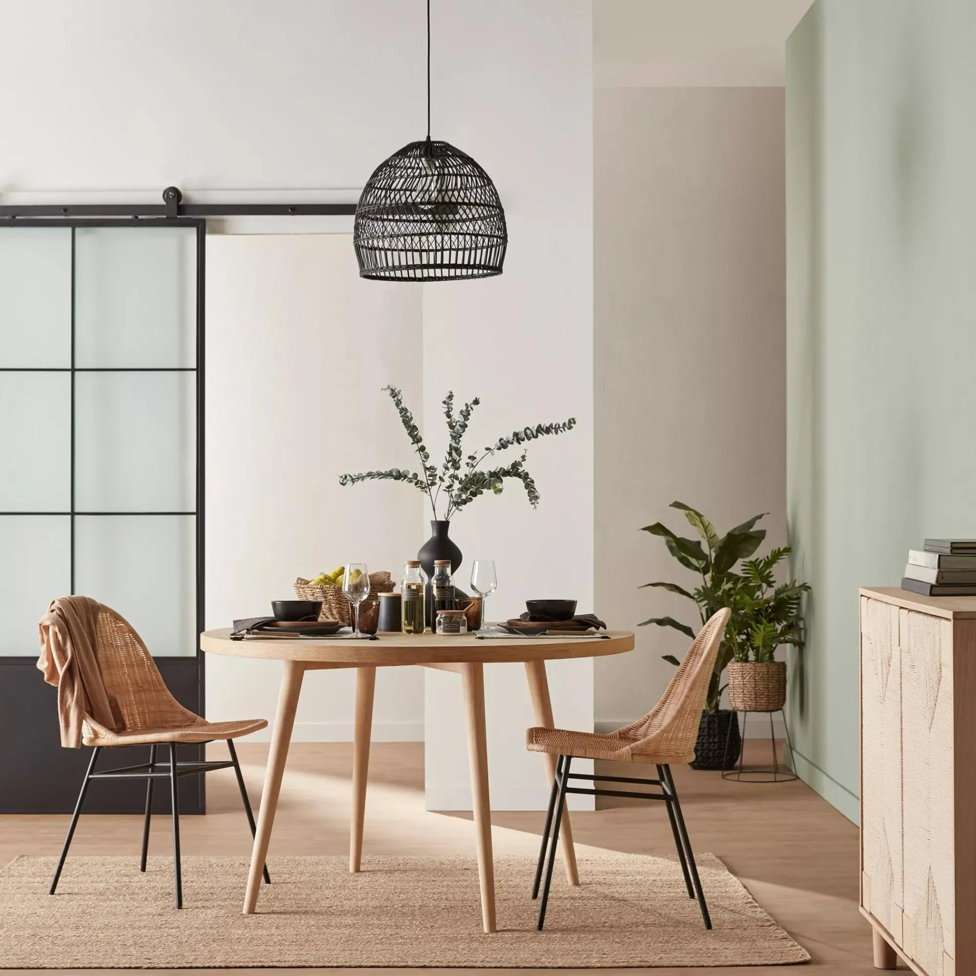 Bouclair Natural Wood Round Dining Table* Furniture Accessories|Dining Tables & Kitchen Tables