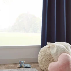 Bouclair Navy Kimia Blackout Curtain* Sheer Curtains & Window Sheer Panels|Blackout Window Curtains