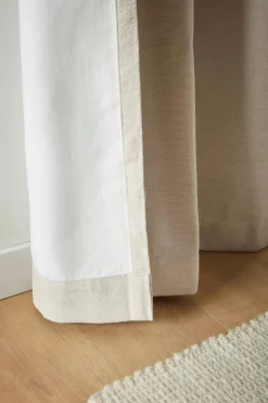 Bouclair Oatmeal Adrie Blackout Curtain* Sheer Curtains & Window Sheer Panels|Blackout Window Curtains