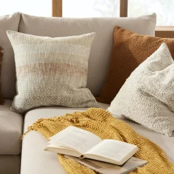 Bouclair Ochre Arija Decorative Pillow* Decorative Throw Pillows