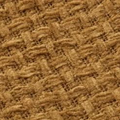 Bouclair Ochre Basic Chenille Knit Throw* Decorative Throws & Blankets
