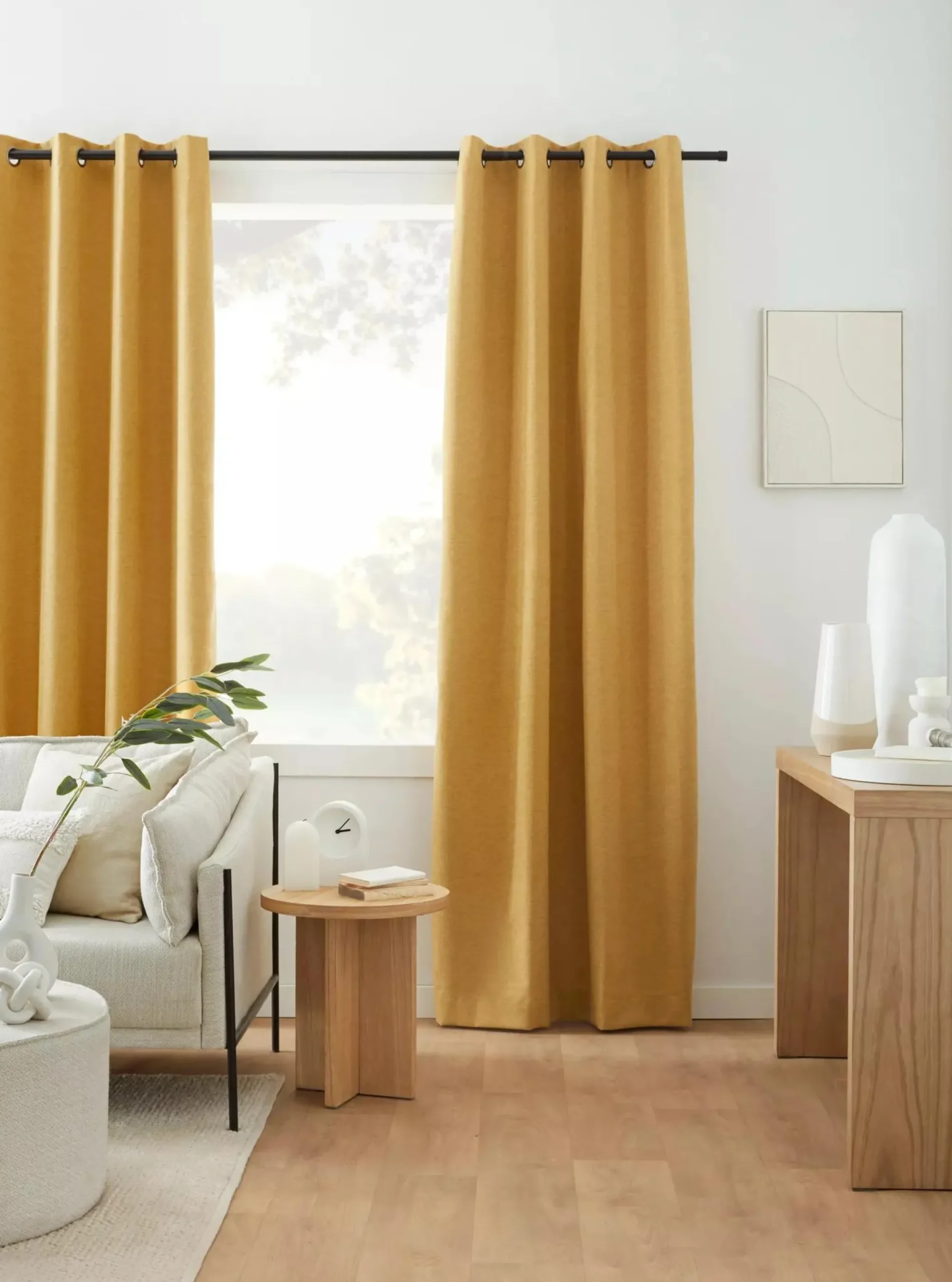 Bouclair Ochre Dion Blackout Curtain* Blackout Window Curtains|Sheer Curtains & Window Sheer Panels