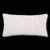 Bouclair Off White Basc Chenille Decorative Lumbar Pillow* Decorative Throw Pillows