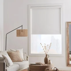 Bouclair Off White Chita Cordless Blackout Roller Shade* Window Blinds & Shades