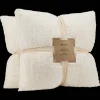 Bouclair Off White Set of 2 Ellyn Decorative Pillow* Decorative Throw Pillows