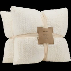 Bouclair Off White Set of 2 Ellyn Decorative Pillow* Decorative Throw Pillows