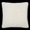Bouclair Off White Sheep Faux Fur Throw Pillow* Decorative Throw Pillows