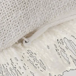 Bouclair Off White Taha Decorative Pillow* Decorative Throw Pillows