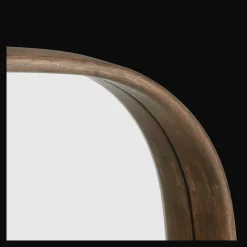 Bouclair Oval Walnut Mirror* Mirrors