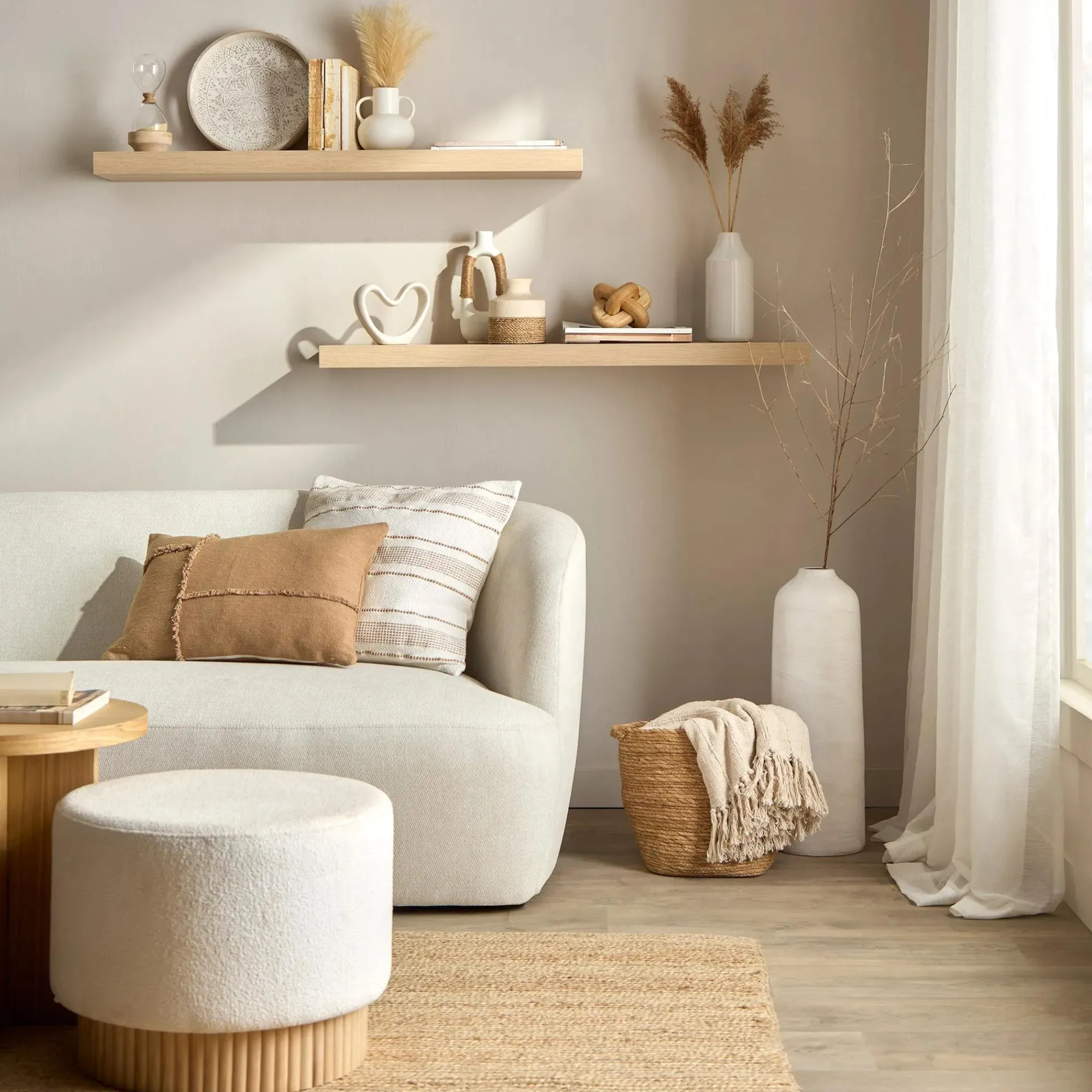 Bouclair Pampas Bouquet in Vase* Artificial Plants