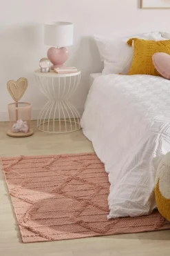 Bouclair Pink Heart Shaped Table Lamp* Junior Lighting