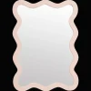 Bouclair Pink Wavy Mirror* Junior Wall Decor & Mirrors