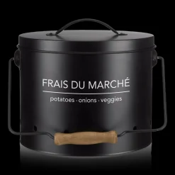 Bouclair Potato/Onion/Veggies Rustic Metal Bin* Dinnerware|Kitchen & Dining Accessories