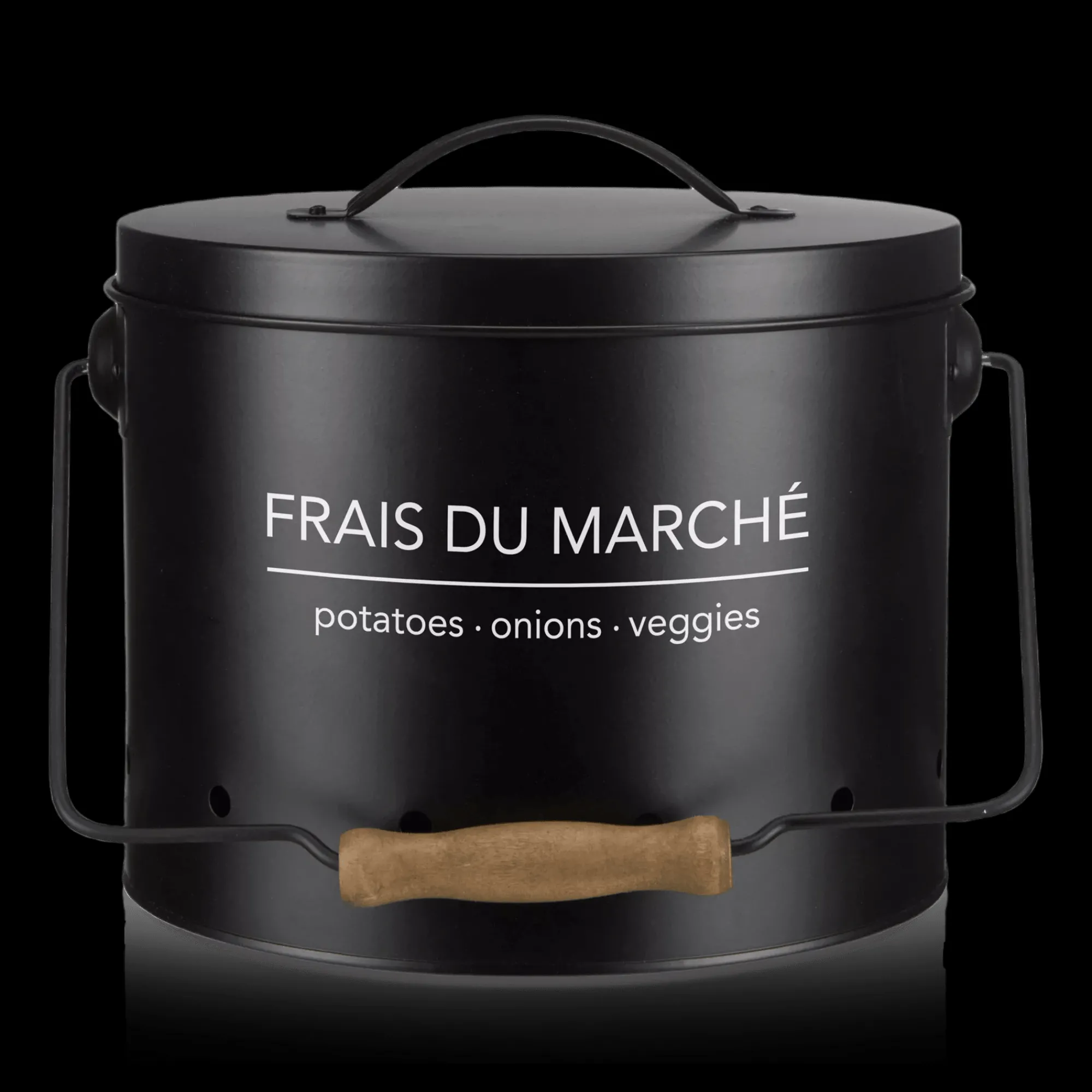 Bouclair Potato/Onion/Veggies Rustic Metal Bin* Dinnerware|Kitchen & Dining Accessories