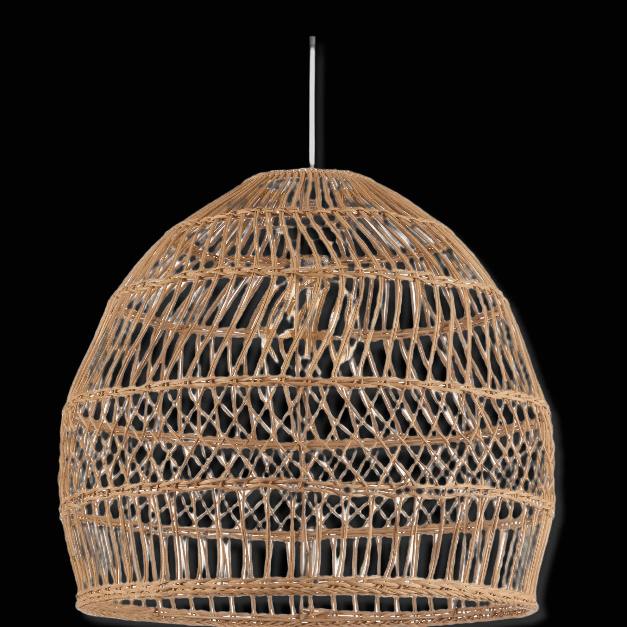 Bouclair Rattan Natural Ceiling Lamp* Ceiling Lamps