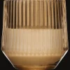 Bouclair Ribbed Glass LED Candle* Candles & Candle Stick Holders