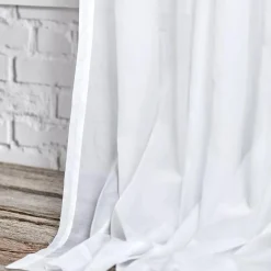 Bouclair Rod Pocket Sheer Curtain* Sheer Curtains & Window Sheer Panels