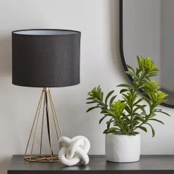 Bouclair Round Linen Lamp Shade* Lamp Shades