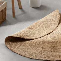 Bouclair Round Solid Jute Rug* Rugs
