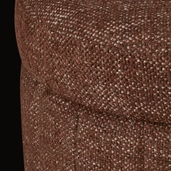 Bouclair Round Storage Fabric Ottoman* Entryway Benches Ottomans And Poufs|Ottomans & Benches