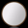 Bouclair Round Wood Framed Mirror* Mirrors