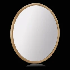 Bouclair Round Wood-Framed Mirror* Mirrors