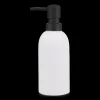 Bouclair Rubber Coated Black and White Soap Dispenser* Bathroom Accessories