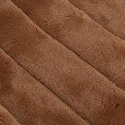 Bouclair Rust Cougar Faux Fur Throw* Decorative Throws & Blankets