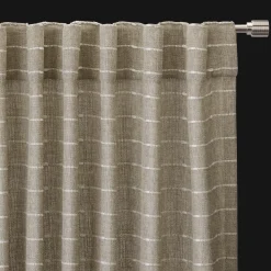 Bouclair Saara Beige Back-Tab Curtain* Sheer Curtains & Window Sheer Panels|Room Darkening & Light Filtering Curtains