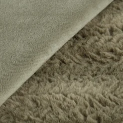 Bouclair Sage Ellyn Faux Fur Throw* Decorative Throws & Blankets