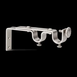 Bouclair Satin Double Brackets* Curtain Rod Set Accessories|Curtain Rods