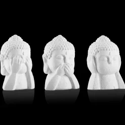 Bouclair Set of 3 Buddha Statues* Home Decorative Items & Objects